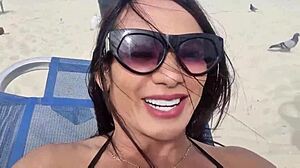 Dogging on Beach with Hot Tinder Stud