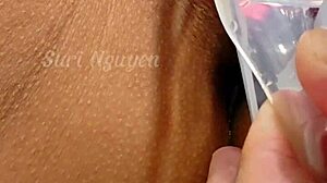 i examined beautiful wet vagina with endoscopy