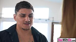 Clean up my mess, stepbro, then rail me hard with that monster cock.