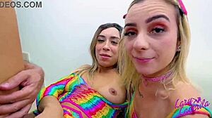 Skinny Latina Hotties Compete in Naughty Sex Contest