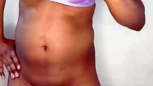 Sexy Striptease with Tiny 18+ Clit Cum Orgasm