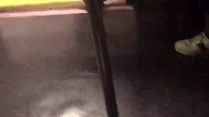 Big Ass Girl on Train Gets Groped by Sneaky Hands in Public