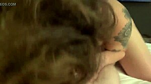 Teen deepthroats in hotel room encounter