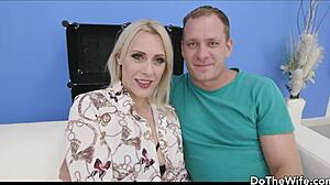 Blonde Hotwife Brittany Bardot Takes Creampie After Intense Anal