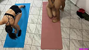 I can't believe how my padrastro trained us then took us both in wild doggystyle.