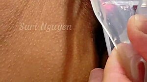 i examined beautiful wet vagina with endoscopy