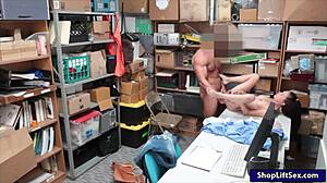 Cute Teen Theft Gets Blowjob and Screwed by LP Officer