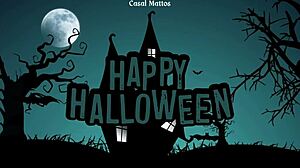 she returned from halloween party all fucked and cummed