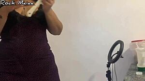 Bbw Gagging on Monster Cock Deepthroat.