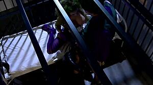 Joker parody features intense group sex with lesbian and bisexual babes fucking passionately.