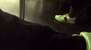 Big Ass Girl on Train Gets Groped by Sneaky Hands in Public