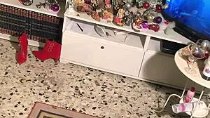 Ecaterinax the shemale dominates with raw power. Nothing holds her back!