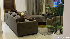 romantic christmas holiday with naughty talk and hardcore ebony action
