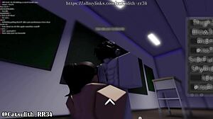 she chats about nailing that classroom roleplay with teacher and student doggystyle blowjob riding handjob cum bent over