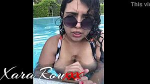 Latina Milf Pays Stepbrother For Intense Pool Porn Video
