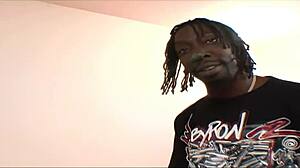 Outdoor Ebony Babe Takes Big Black Cock Pounding