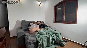 Fucking wife while cuckold watches