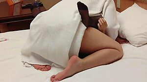 Petite 18+ Asian Student in Fishnets Gets Wet Pussy Torn for Raw Insertion