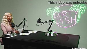 Athletic Brunette Kelsi Monroe Feels Intense Cumshot In Dirty Interview