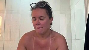 me showing off in the shower for a naughty follower? bbw and sexy brazilian blonde