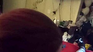 wife gives blow job deep throat