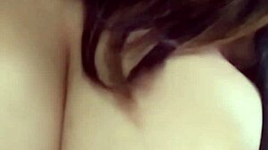 naughty indian girlfriend rubs pussy while fucking with boyfriend