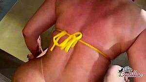 Cleo Cadillac Fucks Young Guy In Motel After Party