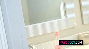 Hot Stepsister Scarlett Johnson with Perky Tits Gets Nailed in Bathroom POV