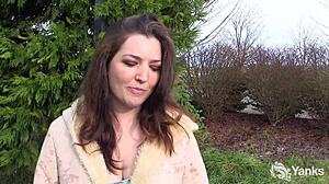 Amber Alias's Wet Shower Fingering Spectacle