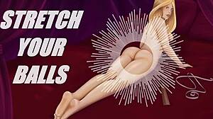 Ball Stretching Guide with Erotic Audio Instructions for Men