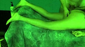 Curvy Latina Sucks Cock During Massage!