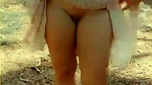 Wifey Emotionally Exposes Her Tits Outdoors