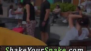 Yoga MILF rides cock then jerks it off