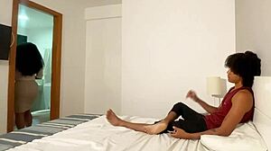 Huge dick Brazilian teen 18+ bangs his step latina cousin's big ass