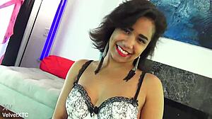 i'm the licking legend, introducing my big black tits and handjob skills