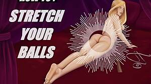 Ball Stretching Guide with Erotic Audio Instructions for Men
