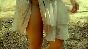 Wifey Emotionally Exposes Her Tits Outdoors