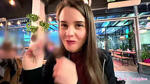 why does that cute petite girl ride so hard in budapest?