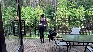 Stepmom, you came to my housewarming and gave me rough sex, blowjob, anal, and cum in mouth!