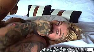 Cute Latina Blondie Solo Cramming Huge Dildo and Fingers Into Her Wet Pussy Balloon