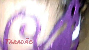 Amateur BBW Licks Huge Saggy Tits and Ass