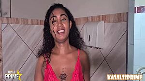 how does mylena rios handle her cousin’s huge cock?