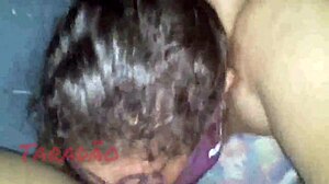 Latina BBW Submissive Takes Cum from Cock in Homemade POV