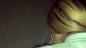 Blonde wife flashes and masturbates in public