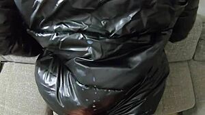 I crave cum on my shiny black jacket
