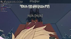 Egyptian girl gets fucked hard in Roblox condo