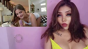 Little Stepsister Cheats with Stepbrother in Sex Lessons?