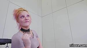 spicy kitten endures painful anal treatment in asylum