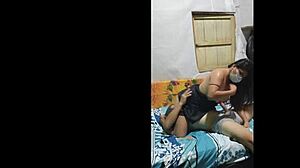 my stepsister climbs on my chest, removes her panties, sucks my penis, i lick her vagina, she has intense orgasms