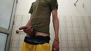 BIG COCK FULL OF MILK ABOUT TO GET CHEESY WITH STUDENT